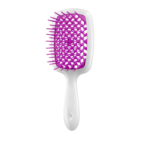 Гребінець Janeke SUPERBRUSH (Біло-фіолетовий)