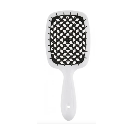 Гребінець Janeke SUPERBRUSH (Біло-чорний)